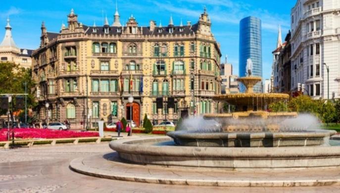 Habitacion En Vivienda Gran Via بلباو المظهر الخارجي الصورة